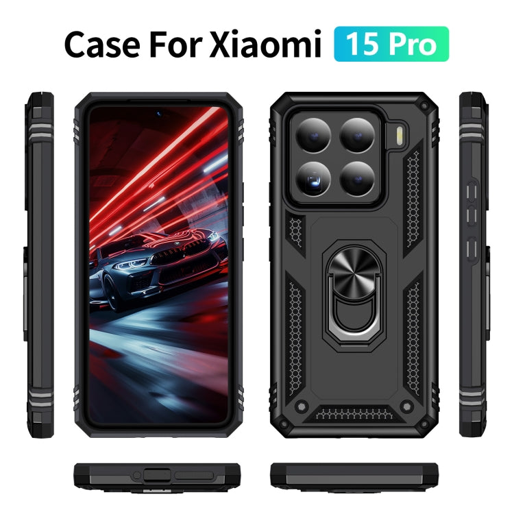 For Xiaomi 15 Pro Shockproof TPU + PC Phone Case with Holder