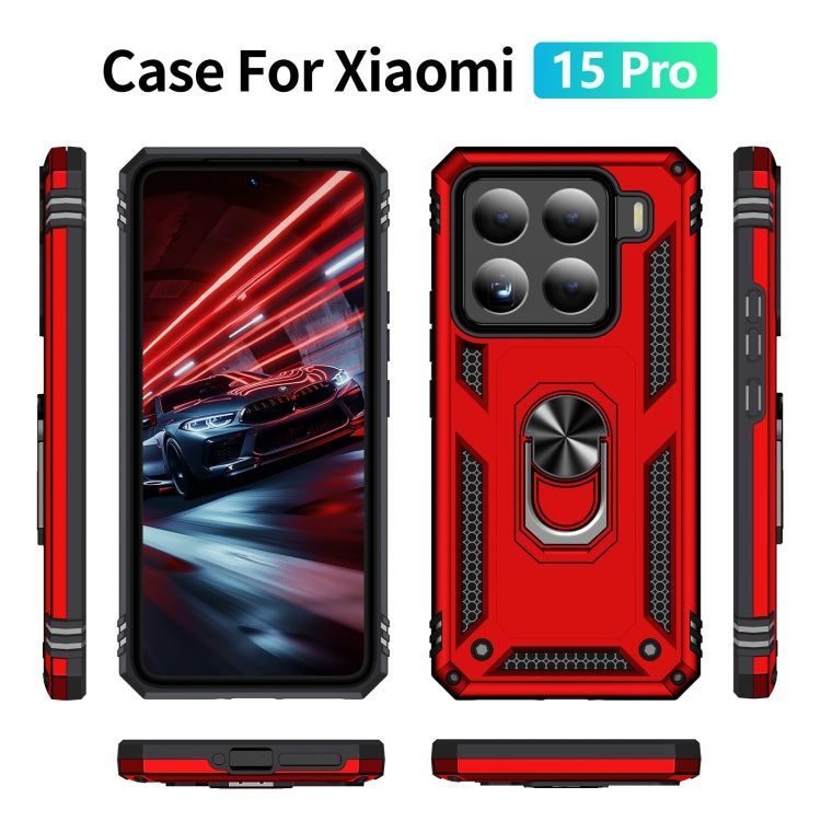 For Xiaomi 15 Pro Shockproof TPU + PC Phone Case with Holder