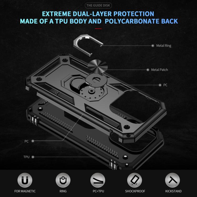 For Xiaomi 17 Shockproof TPU + PC Phone Case with Holder