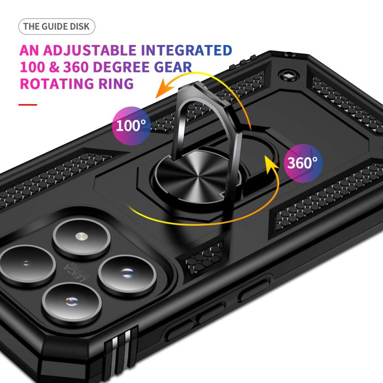 For Xiaomi 17 Shockproof TPU + PC Phone Case with Holder