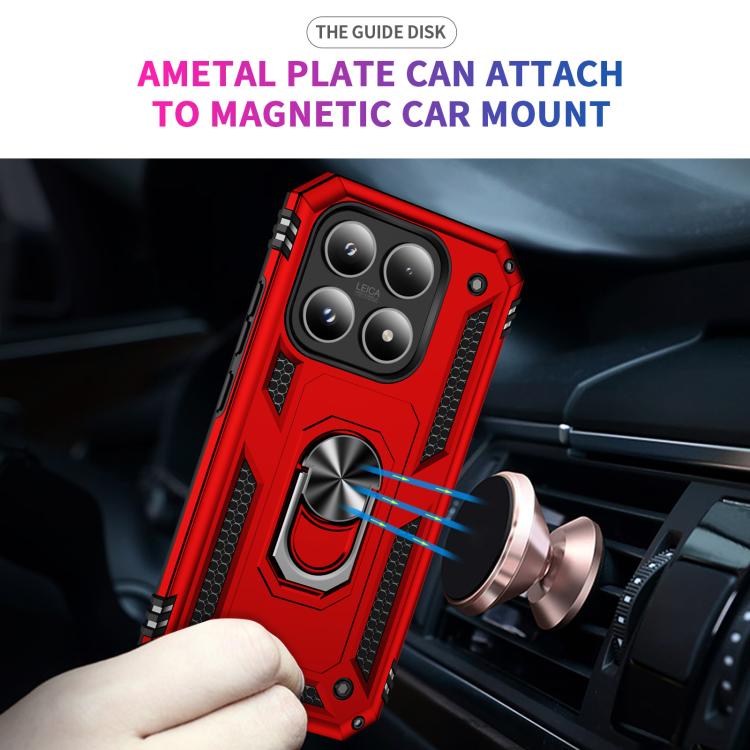 For Xiaomi 17 Shockproof TPU + PC Phone Case with Holder