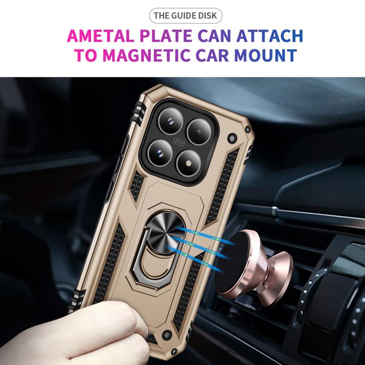 For Xiaomi 17 Shockproof TPU + PC Phone Case with Holder
