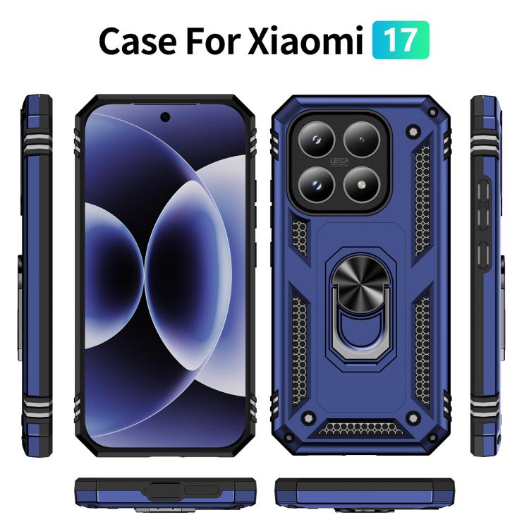 For Xiaomi 17 Shockproof TPU + PC Phone Case with Holder