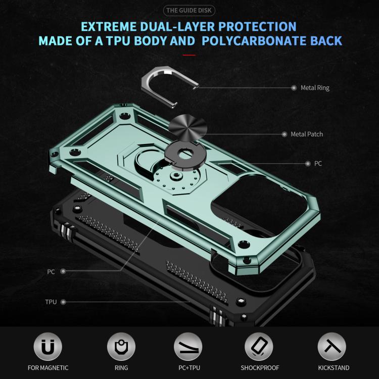 For Xiaomi 17 Shockproof TPU + PC Phone Case with Holder