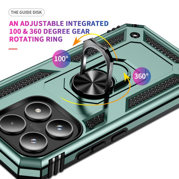 For Xiaomi 17 Shockproof TPU + PC Phone Case with Holder