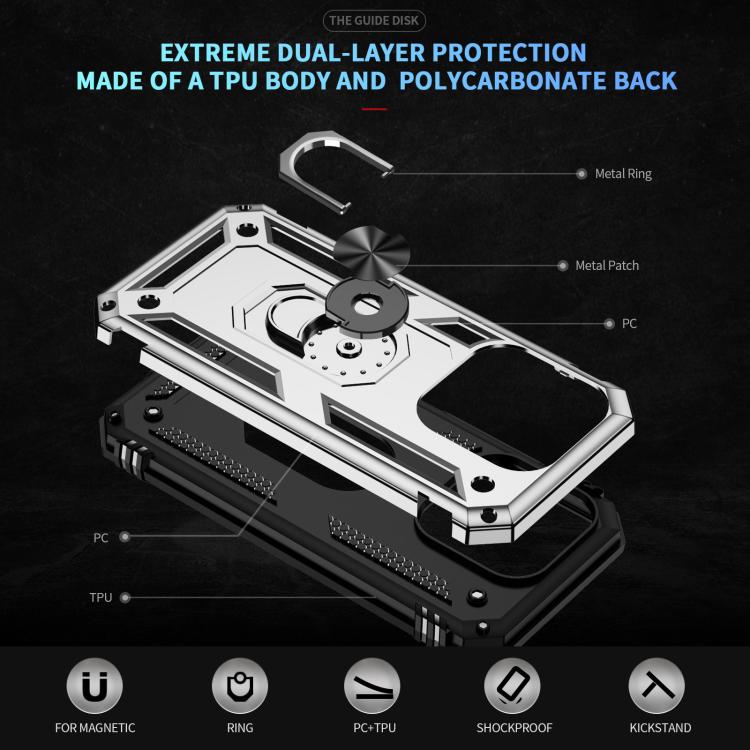 For Xiaomi 17 Shockproof TPU + PC Phone Case with Holder