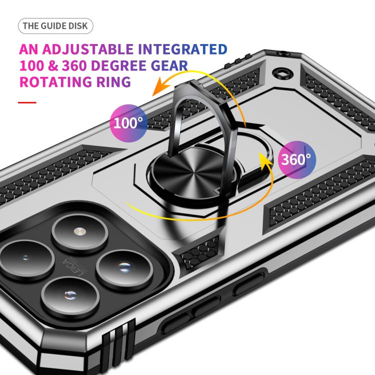 For Xiaomi 17 Shockproof TPU + PC Phone Case with Holder