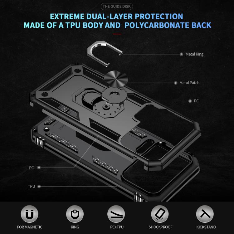 For Xiaomi 17 Pro Shockproof TPU + PC Phone Case with Holder