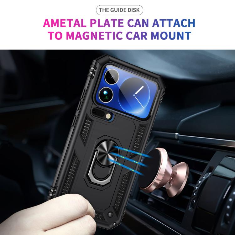 For Xiaomi 17 Pro Shockproof TPU + PC Phone Case with Holder