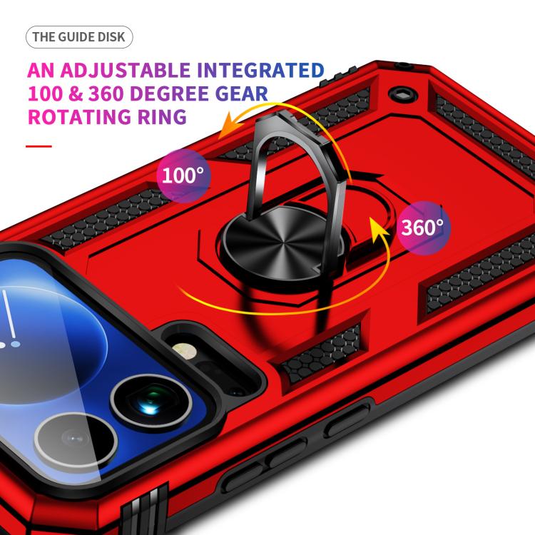 For Xiaomi 17 Pro Shockproof TPU + PC Phone Case with Holder