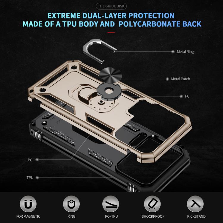 For Xiaomi 17 Pro Shockproof TPU + PC Phone Case with Holder