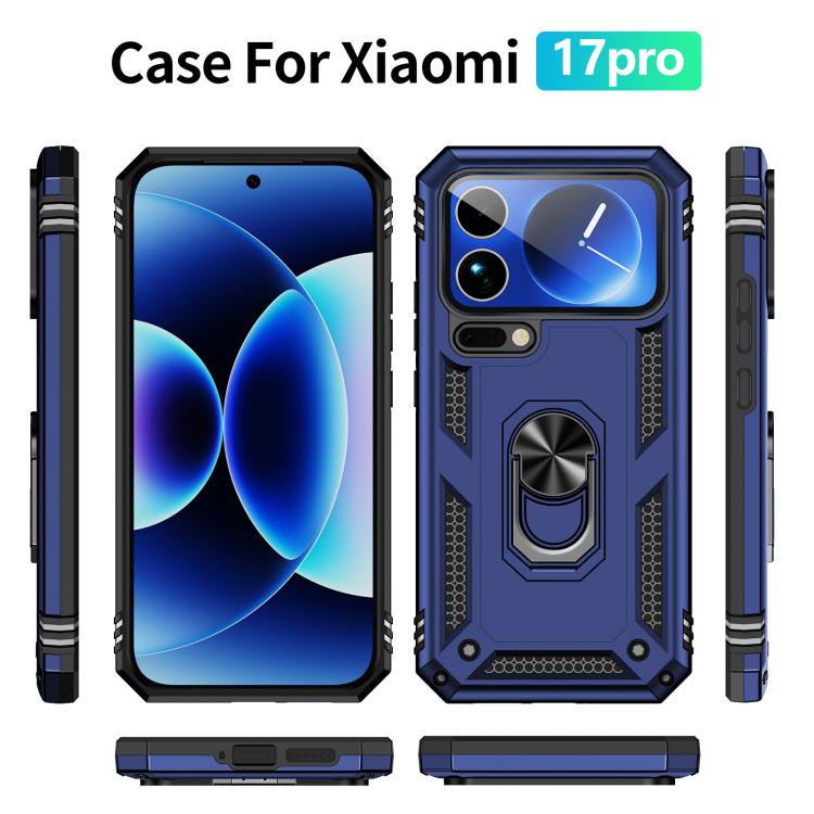 For Xiaomi 17 Pro Shockproof TPU + PC Phone Case with Holder
