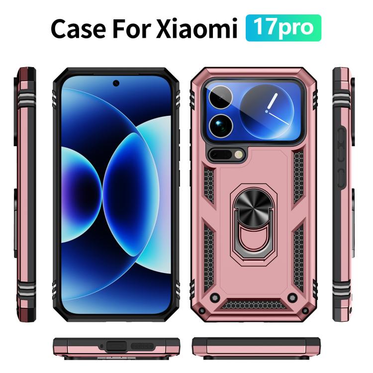 For Xiaomi 17 Pro Shockproof TPU + PC Phone Case with Holder