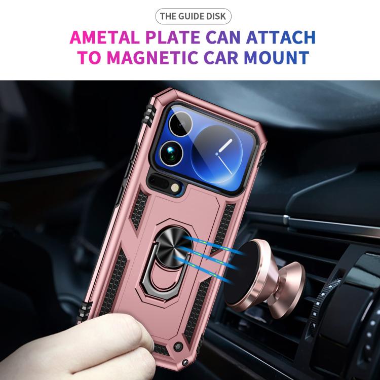 For Xiaomi 17 Pro Shockproof TPU + PC Phone Case with Holder