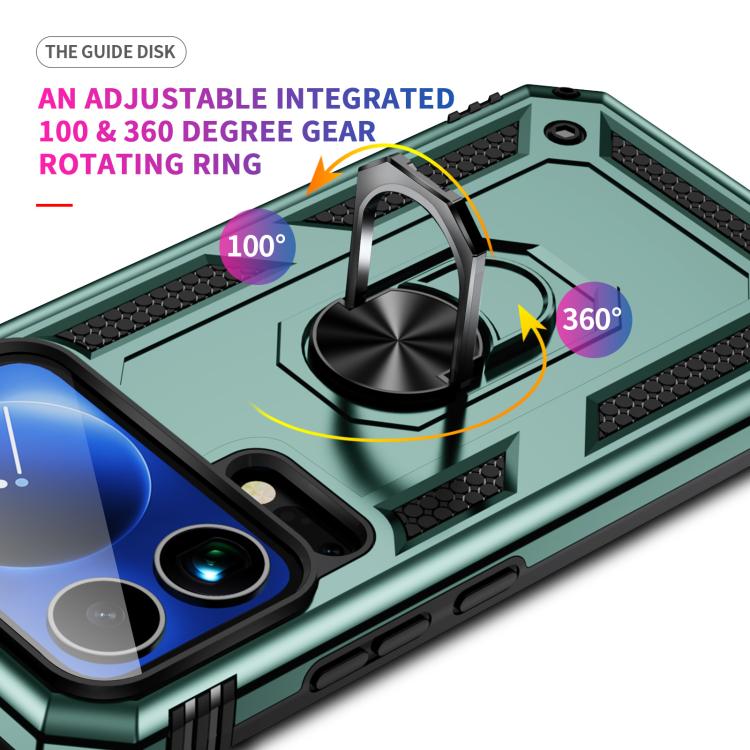 For Xiaomi 17 Pro Shockproof TPU + PC Phone Case with Holder