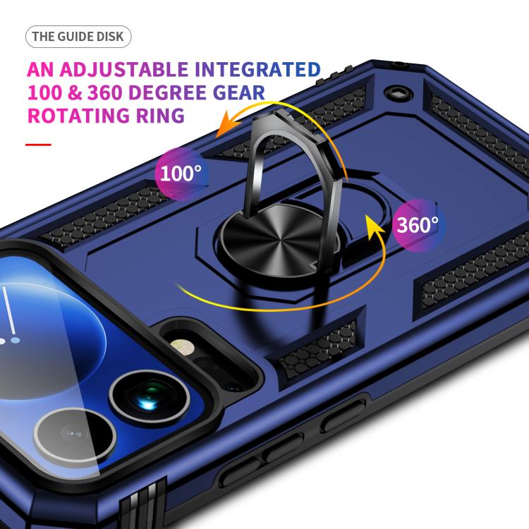 For Xiaomi 17 Pro Max Shockproof TPU + PC Phone Case with Holder