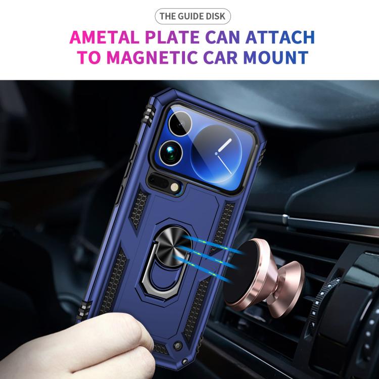 For Xiaomi 17 Pro Max Shockproof TPU + PC Phone Case with Holder