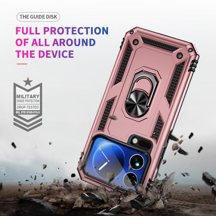 For Xiaomi 17 Pro Max Shockproof TPU + PC Phone Case with Holder