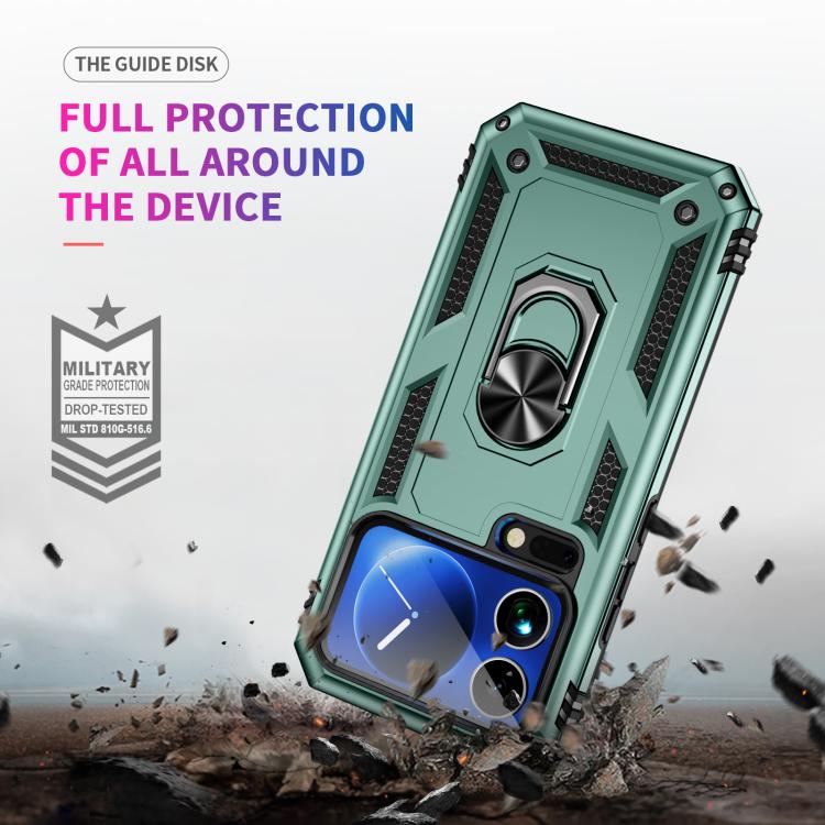 For Xiaomi 17 Pro Max Shockproof TPU + PC Phone Case with Holder