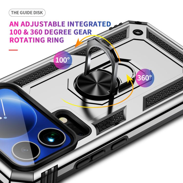 For Xiaomi 17 Pro Max Shockproof TPU + PC Phone Case with Holder