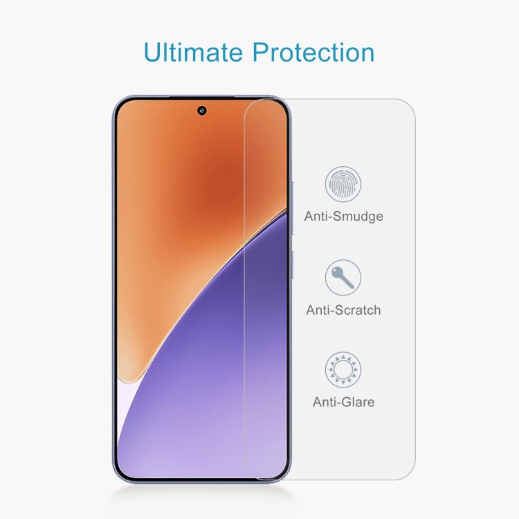 For Xiaomi 15 10pcs 0.26mm 9H 2.5D Tempered Glass Film, Not Support Fingerprint ID
