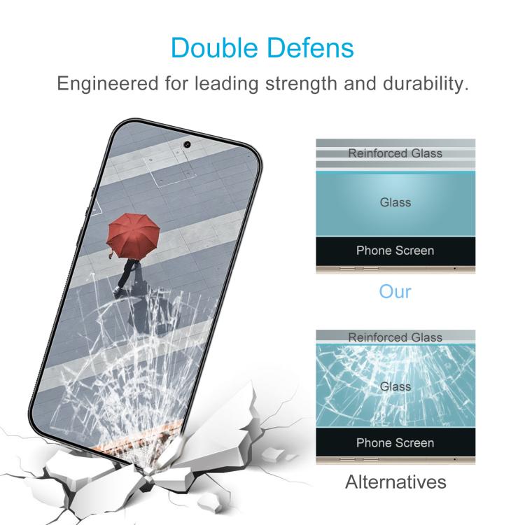 For Xiaomi 17 Ultra by Leica 10pcs 0.18mm 9H 2.5D Tempered Glass Film, Support Fingerprint Unlocking