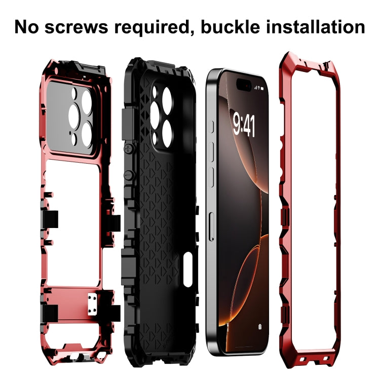 For iPhone 16 Pro Max Life Waterproof Dustproof Shockproof Phone Case