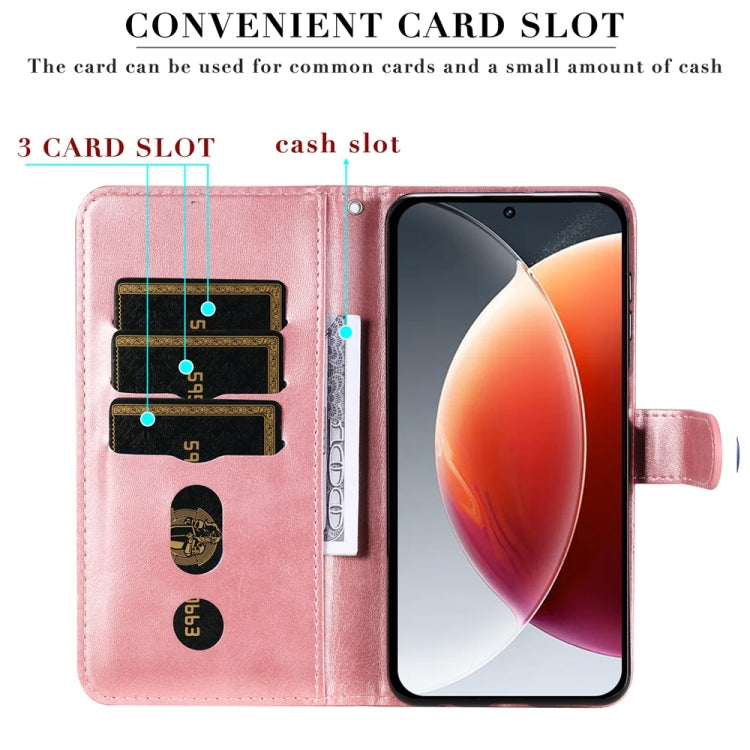 For Tecno Camon 30 Premier Fashion Calf Texture Zipper Leather Phone Case