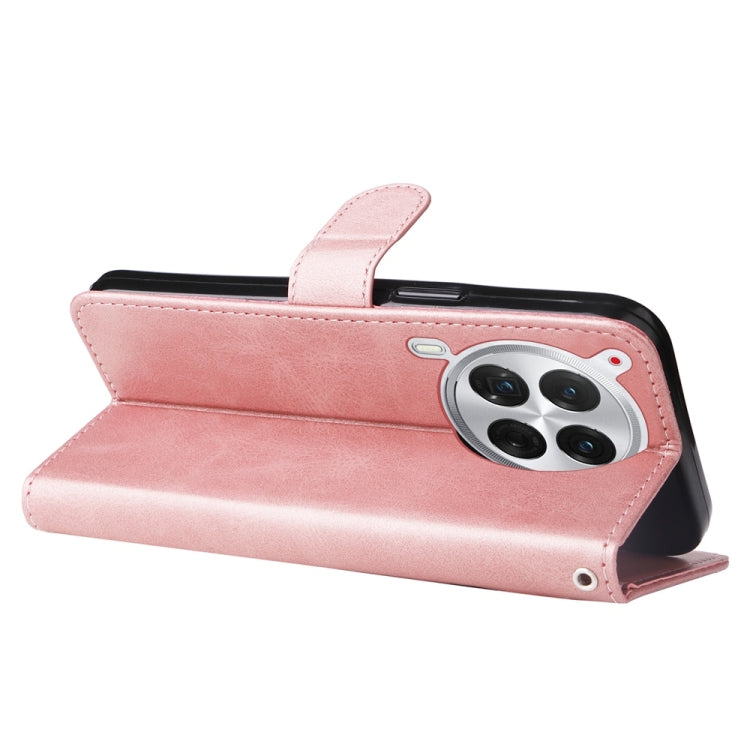 For Tecno Camon 30 Premier Fashion Calf Texture Zipper Leather Phone Case