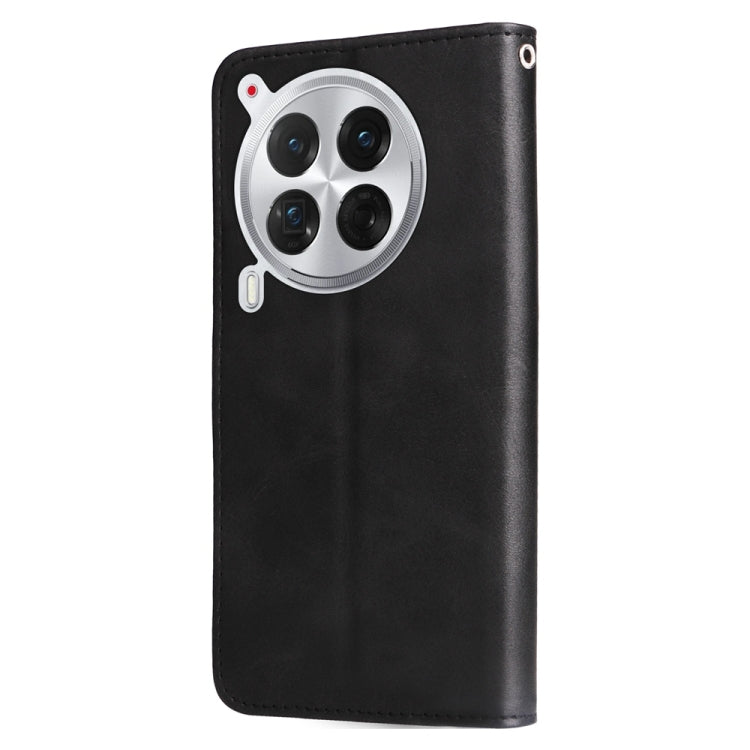 For Tecno Camon 30 Premier Fashion Calf Texture Zipper Leather Phone Case