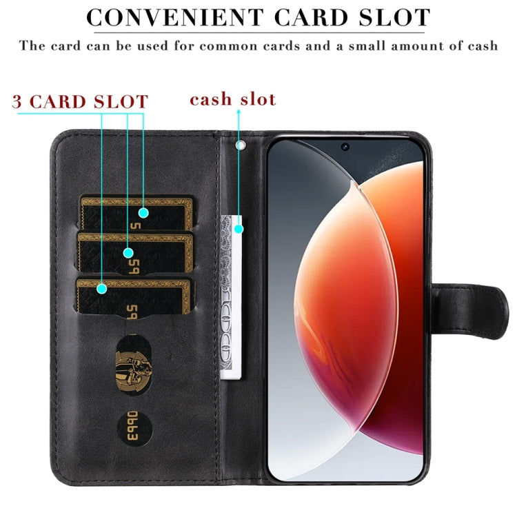For Tecno Camon 30 Premier Fashion Calf Texture Zipper Leather Phone Case