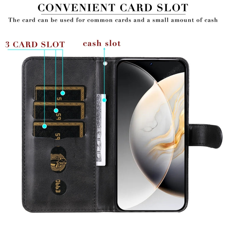For Tecno Camon 30 Pro Fashion Calf Texture Zipper Leather Phone Case