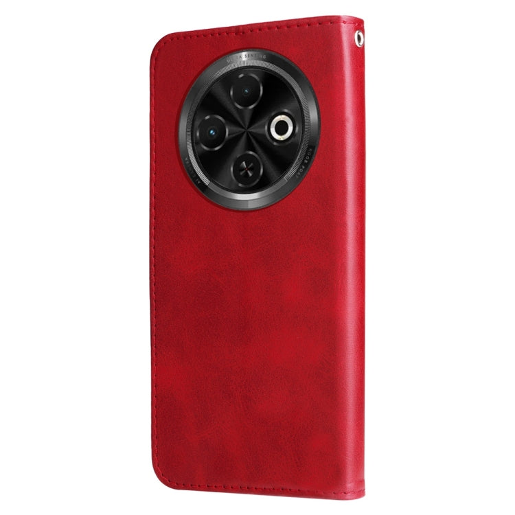 For Tecno Spark 30C Fashion Calf Texture Zipper Leather Phone Case