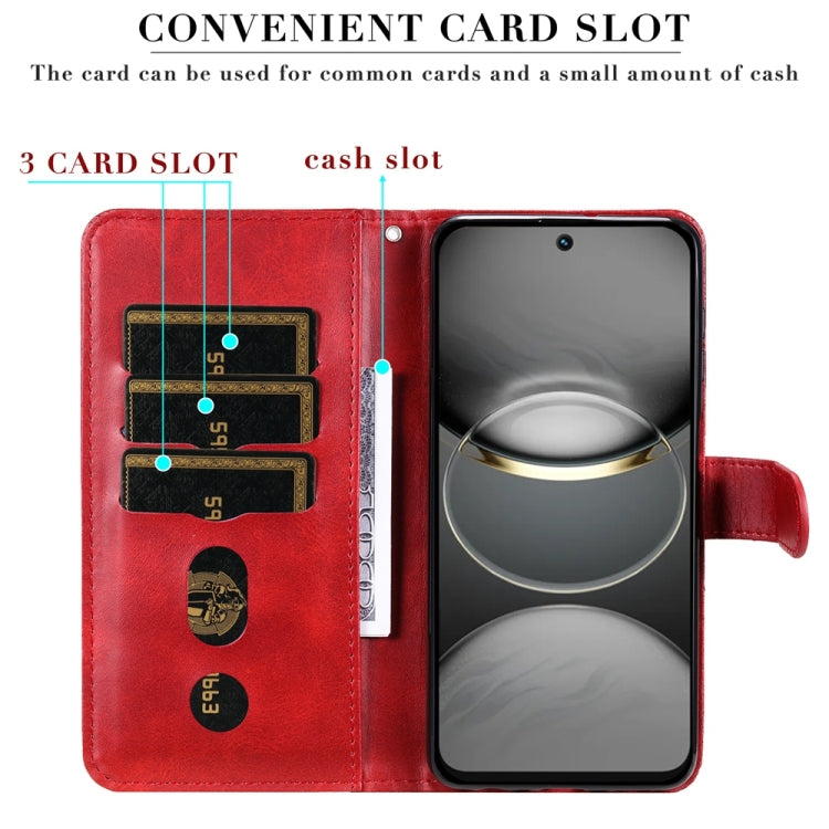 For Tecno Spark 30C Fashion Calf Texture Zipper Leather Phone Case