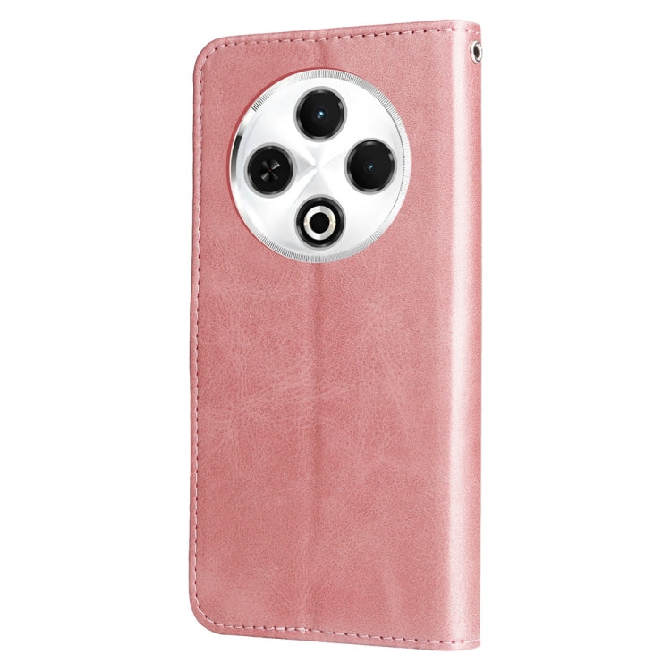 For Tecno Spark 30 4G Fashion Calf Texture Zipper Leather Phone Case