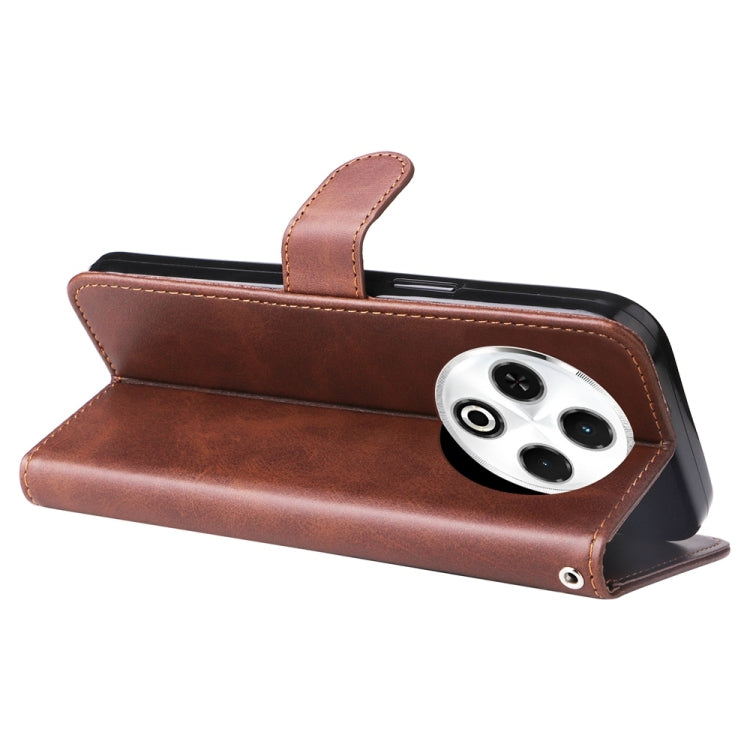 For Tecno Spark 30 4G Fashion Calf Texture Zipper Leather Phone Case