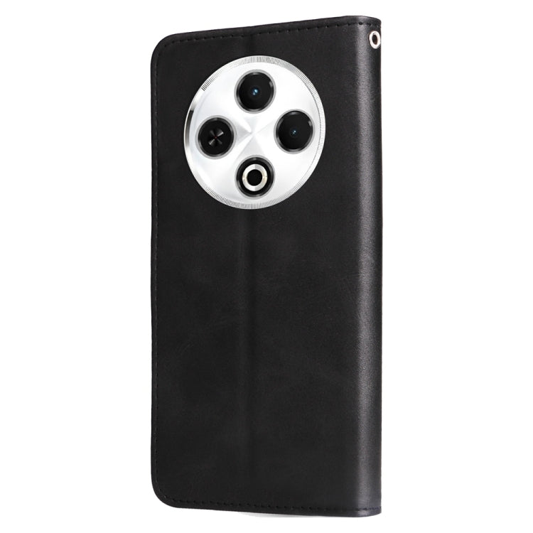 For Tecno Spark 30 4G Fashion Calf Texture Zipper Leather Phone Case