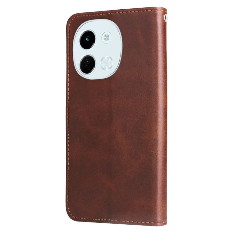 For Tecno Spark 30 5G / Pova 6 Neo 5G Fashion Calf Texture Zipper Leather Phone Case