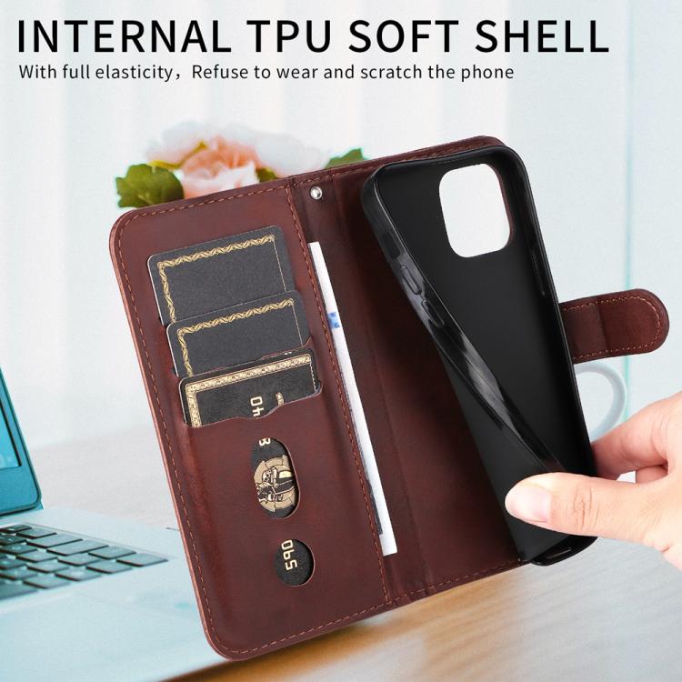 For Tecno Spark 40C Fashion Calf Texture Zipper Leather Phone Case