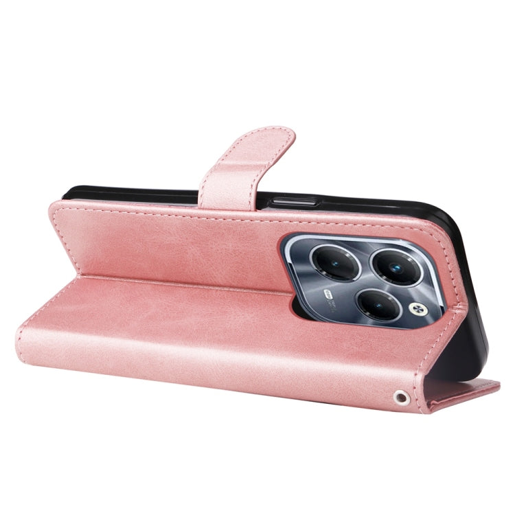 For Infinix Hot 40 / Hot 40 Pro Fashion Calf Texture Zipper Leather Phone Case