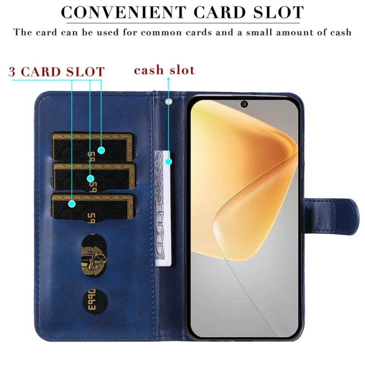 For Infinix Hot 50 4G Fashion Calf Texture Zipper Leather Phone Case