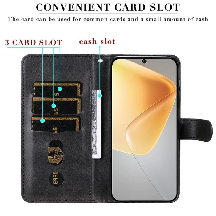 For Infinix Hot 50 4G Fashion Calf Texture Zipper Leather Phone Case