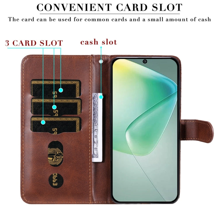 For Infinix Hot 50 5G Fashion Calf Texture Zipper Leather Phone Case