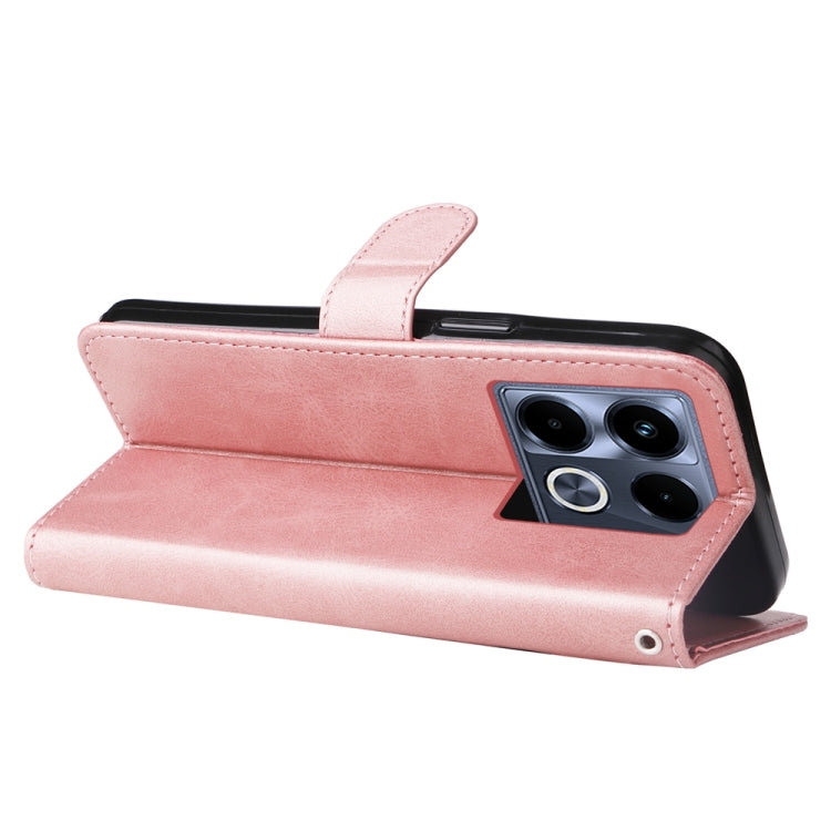 For Infinix Note 40 4G Fashion Calf Texture Zipper Leather Phone Case