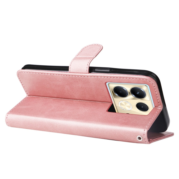 For Infinix Note 40 5G Fashion Calf Texture Zipper Leather Phone Case