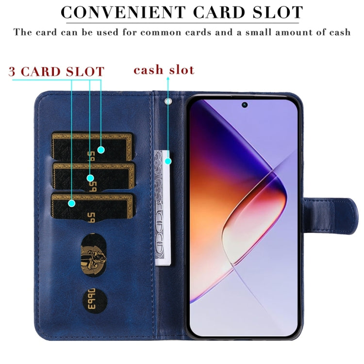 For Infinix Note 40 5G Fashion Calf Texture Zipper Leather Phone Case