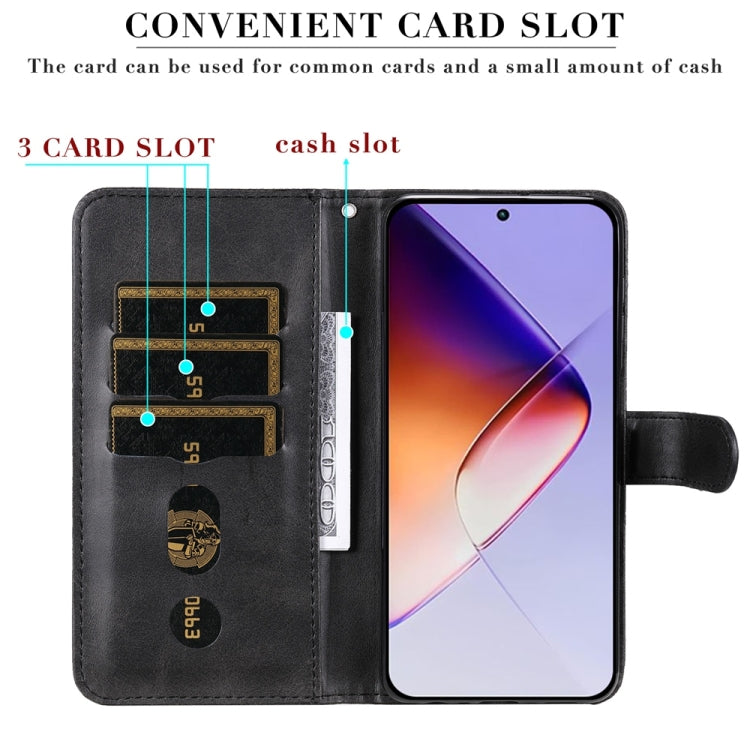 For Infinix Note 40 5G Fashion Calf Texture Zipper Leather Phone Case