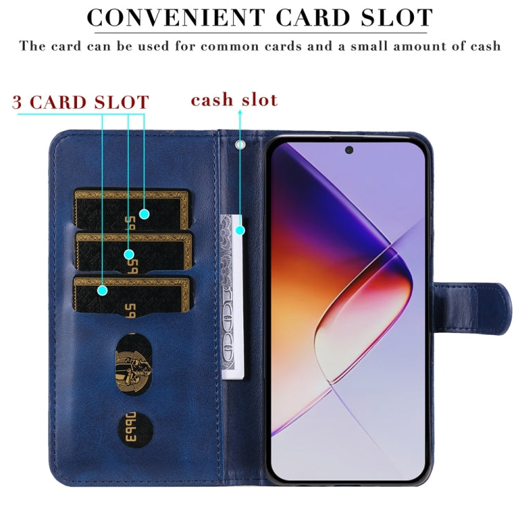 For Infinix Note 40 Pro 4G / 5G / Note 40 Pro+ Fashion Calf Texture Zipper Leather Phone Case