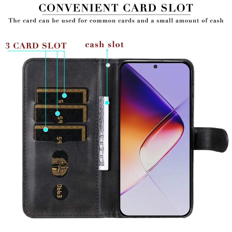 For Infinix Note 40 Pro 4G / 5G / Note 40 Pro+ Fashion Calf Texture Zipper Leather Phone Case