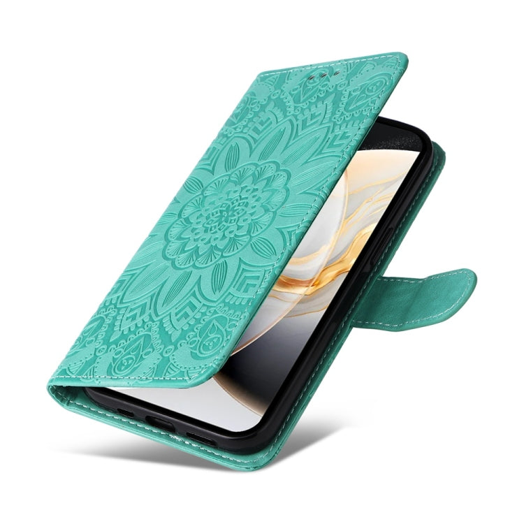 For Tecno Camon 30 4G / 5G Embossed Sunflower Leather Phone Case